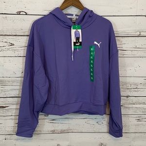 NWT Puma XL Hazy Blue Modern Sport Hoodie
